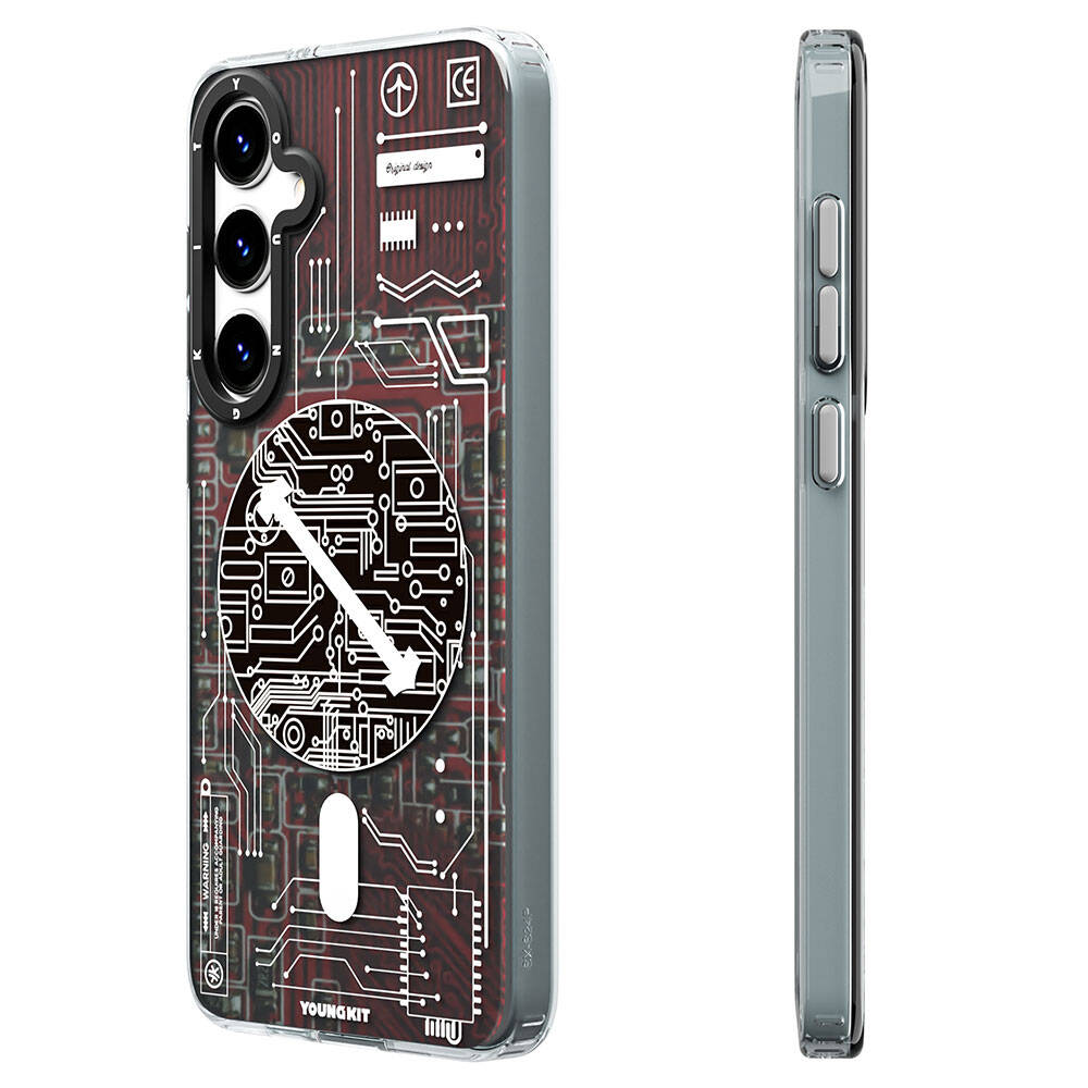 YoungKit Technology Serisi Galaxy S24 Plus Kılıf Magsafe Şarj Özellikli Telefon Kılıfı - 7