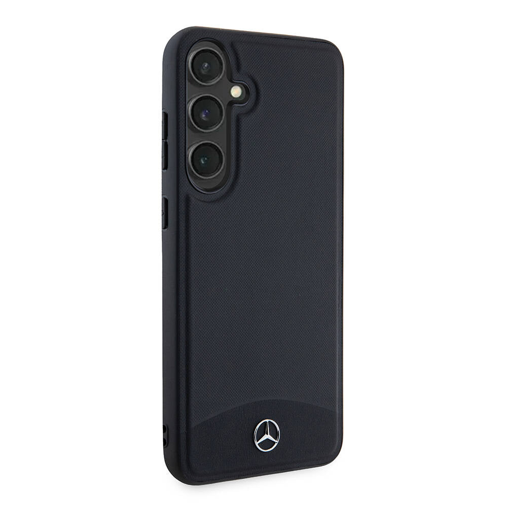 Mercedes Benz Galaxy S24 Plus Orjinal Lisanslı M-safe Şarj Özellikli Deri Dokumalı Sade Kılıf