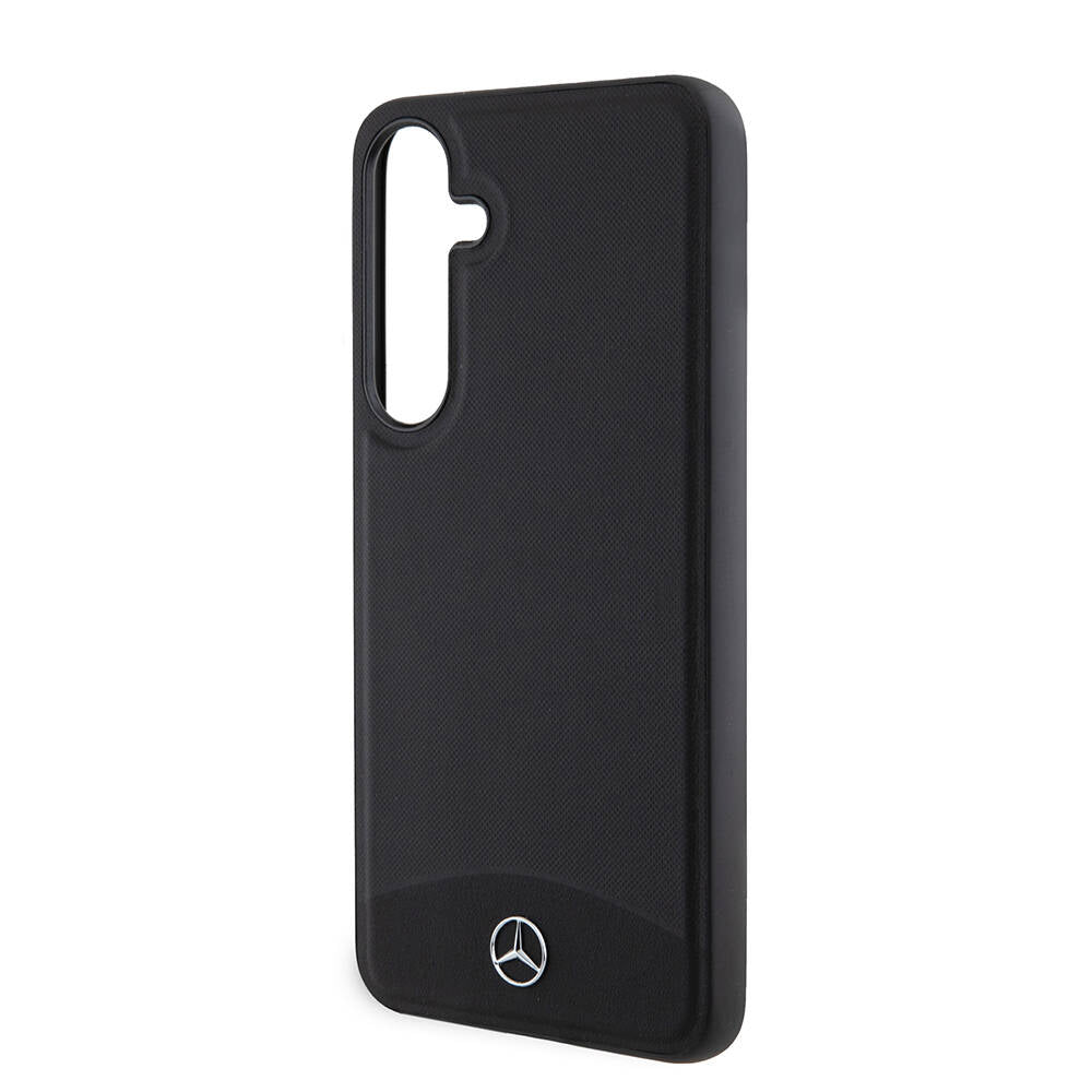 Mercedes Benz Galaxy S24 Plus Orjinal Lisanslı M-safe Şarj Özellikli Deri Dokumalı Sade Kılıf