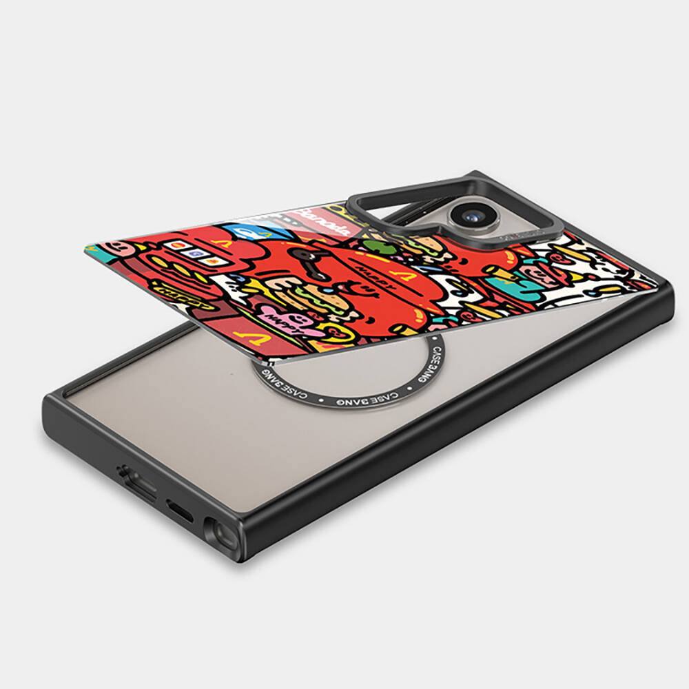 Casebang Ahhey Serisi Galaxy S24 Plus M-safe Şarj Özellikli Arka Panel