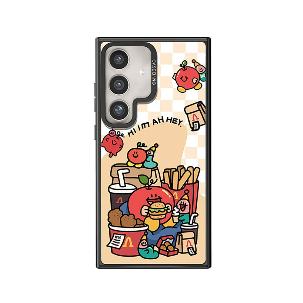Casebang Ahhey Serisi Galaxy S24 Plus M-safe Şarj Özellikli Arka Panel