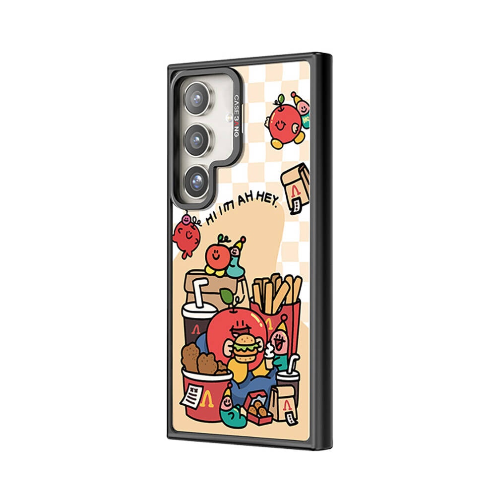 Casebang Ahhey Serisi Galaxy S24 Plus M-safe Şarj Özellikli Arka Panel