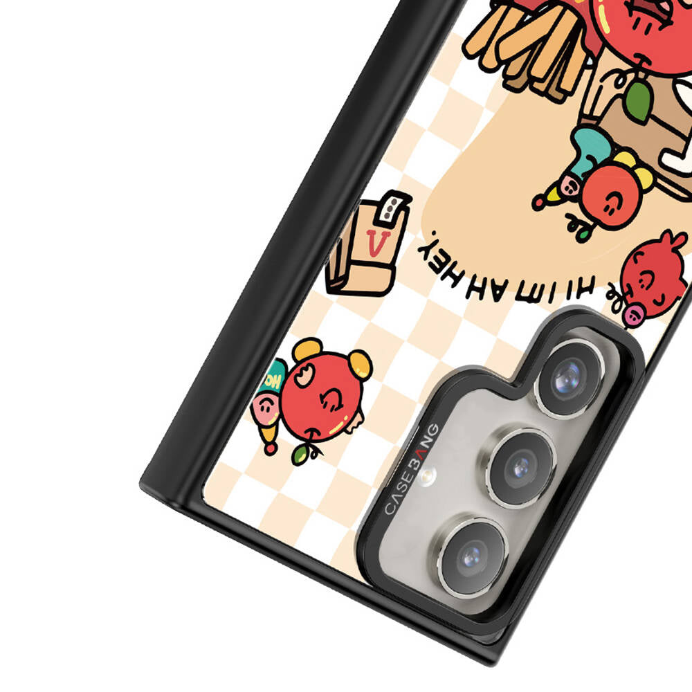 Casebang Ahhey Serisi Galaxy S24 Plus M-safe Şarj Özellikli Arka Panel