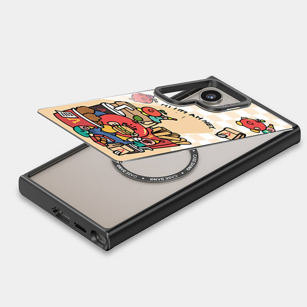 Casebang Ahhey Serisi Galaxy S24 Plus M-safe Şarj Özellikli Arka Panel