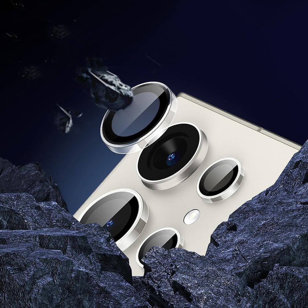 Wiwu LG-008 Galaxy S24 Plus Lens Guard Darbelere Karşı Dayanıklı Kamera Lens Koruyucu