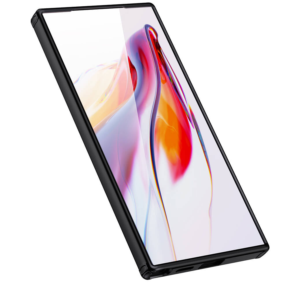 Wlons Radison Galaxy S24 Ultra Aramid Karbon Fiber M-safe Özellikli Telefon Kılıfı