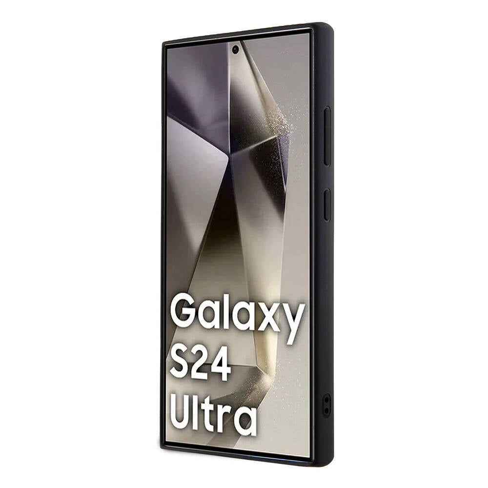 Karl Lagerfeld Galaxy S24 Ultra Taşlı Metal Logo Orjinal Lisanslı Kılıf