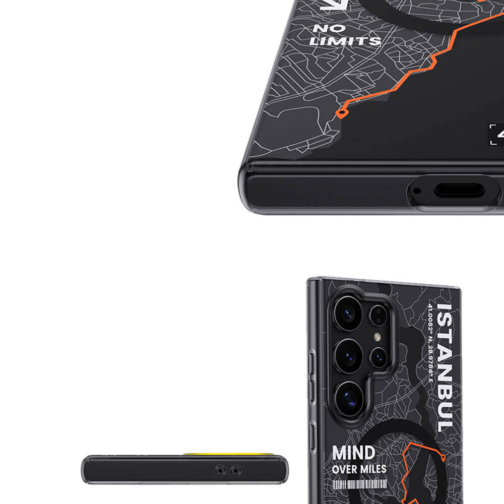 Benks City Serisi Galaxy S24 Ultra M-safe Şarj Özellikli Kılıf