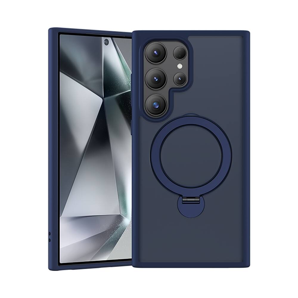 Benks Standlı Mist Protective Galaxy S24 Ultra M-safe Şarj Özellikli Telefon Kılıfı