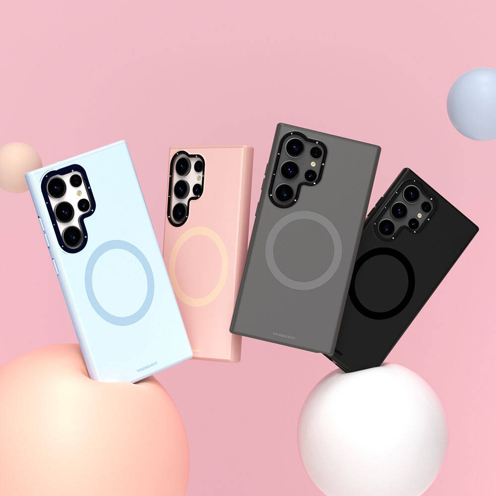 Youngkit Velvet Serisi Galaxy S24 Ultra Magsafe Şarj Özellikli Çizilmeye Ve Aşınmaya Dayanıklı Telefon Kılıfı - 13