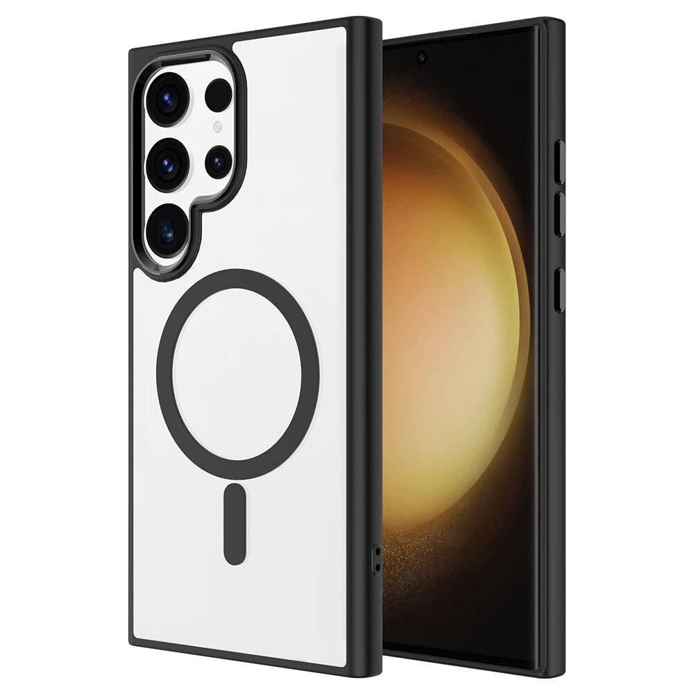 Cepax Chrome Magsafe Galaxy S24 Ultra Kablosuz Şarj Özellikli Silikon Telefon Kılıfı - 2