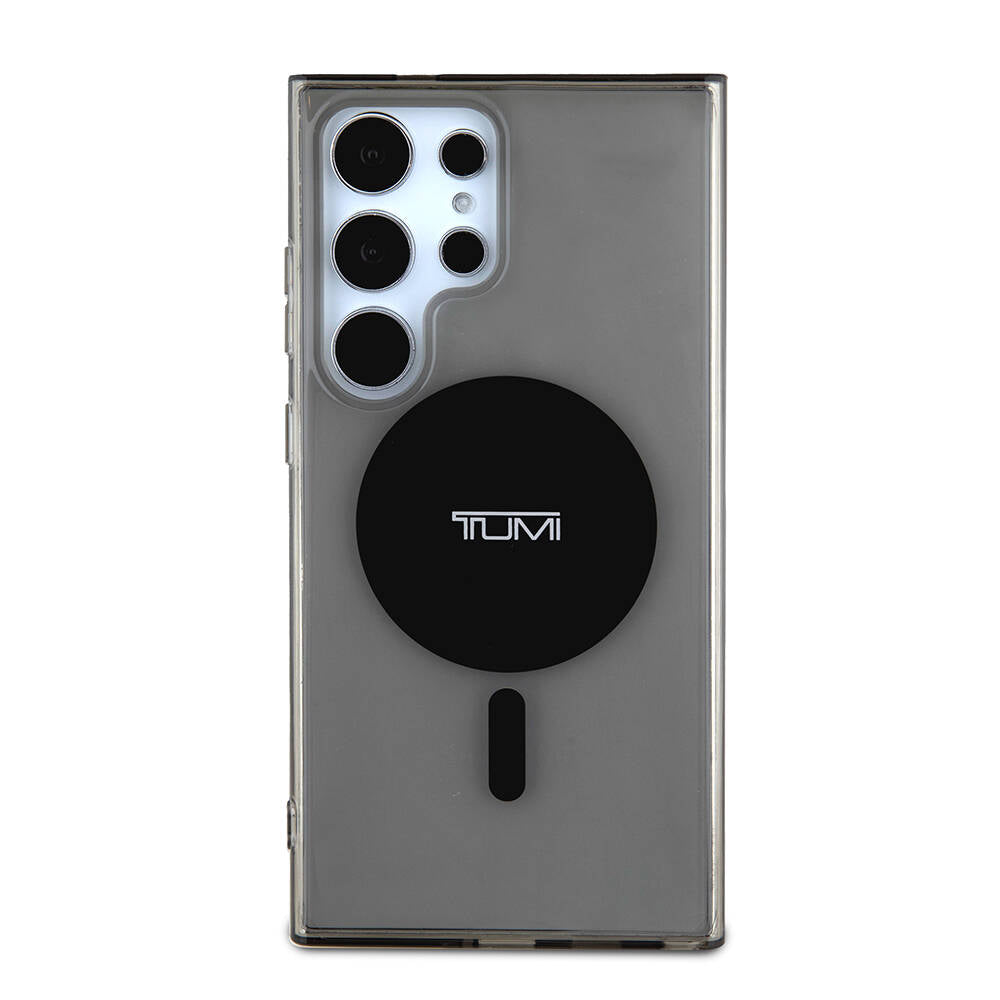 TUMI Galaxy S24 Ultra Orjinal Lisanslı M-safe Şarj Özellikli Airbag Köşeli Transparan Plain Kılıf