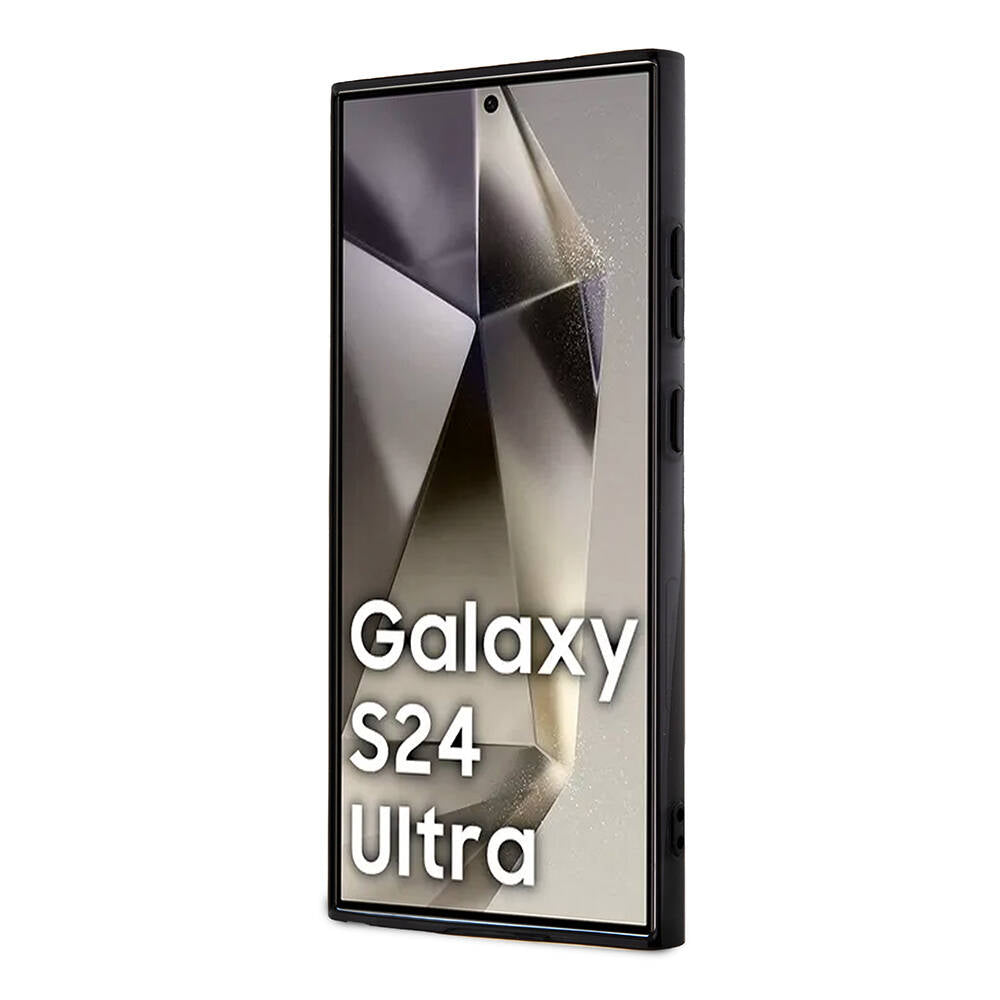 TUMI Galaxy S24 Ultra Orjinal Lisanslı M-safe Şarj Özellikli Buzlanmış Saydam Ağ Kamuflajı Desenli Kılıf