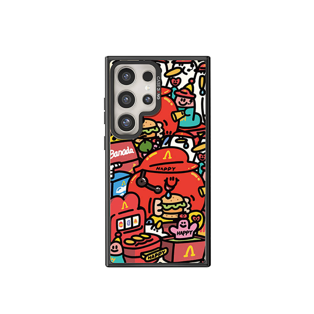 Casebang Ahhey Serisi Galaxy S24 Ultra M-safe Şarj Özellikli Arka Panel