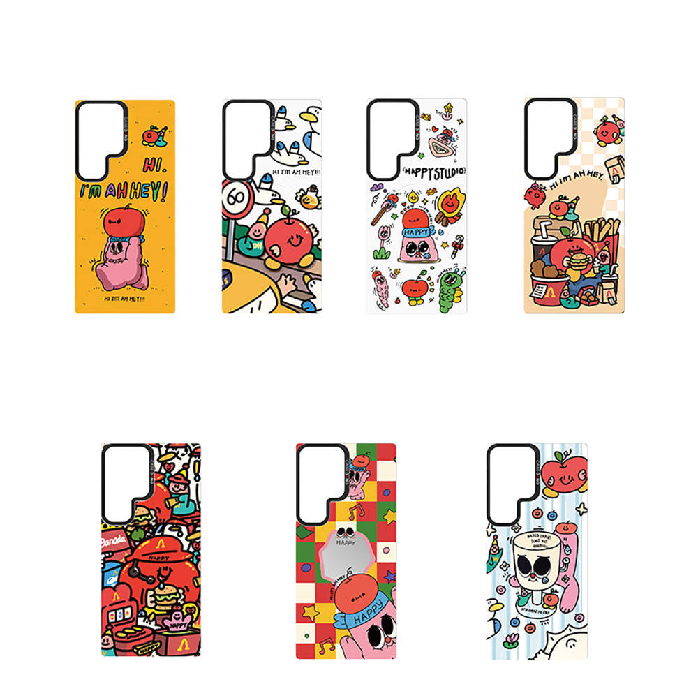 Casebang Ahhey Serisi Galaxy S24 Ultra M-safe Şarj Özellikli Arka Panel