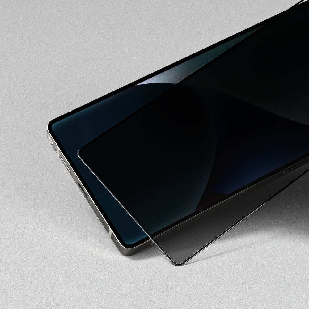 Amazingthing Radix Galaxy S25 Privacy Parmak İzi Bırakmayan Temperli Cam Ekran Koruyucu - 5