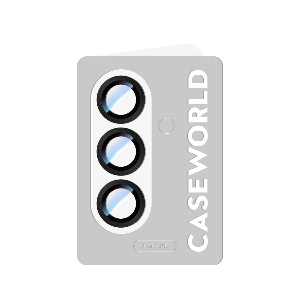 CaseWorld Alloy Serisi Galaxy S25 Oleofobik Anti Reflective Kamera Lens Koruyucu