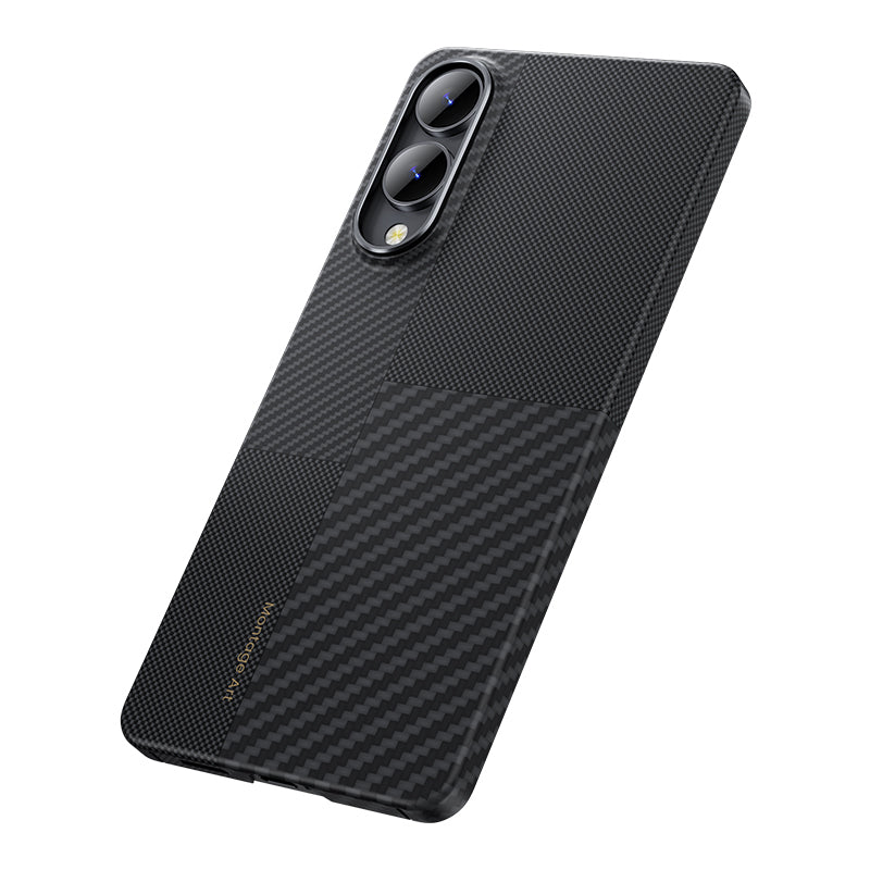 Benks Montage ArmorAir Kevlar Galaxy S25 Edge Magsafe Karbon Fiber Telefon Kılıfı