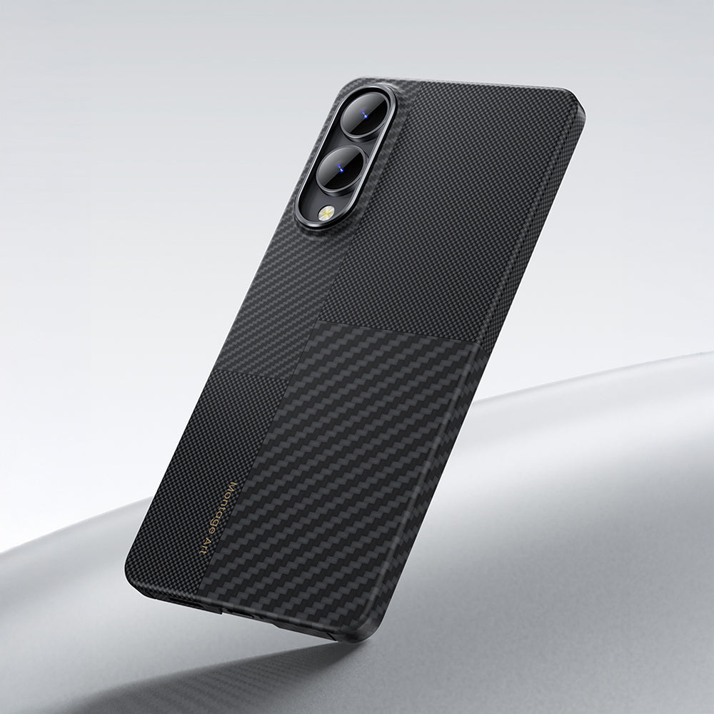 Benks Montage ArmorAir Kevlar Galaxy S25 Edge Magsafe Karbon Fiber Telefon Kılıfı