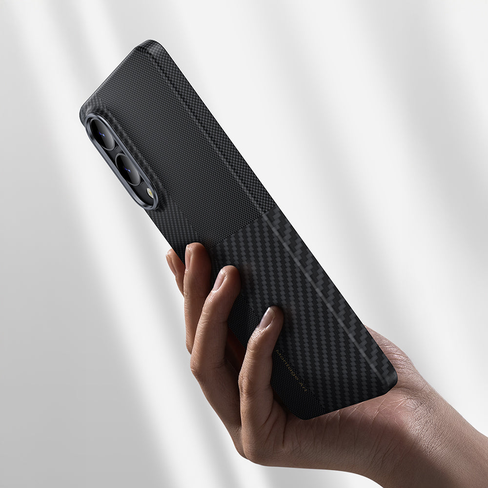 Benks Montage ArmorAir Kevlar Galaxy S25 Edge Magsafe Karbon Fiber Telefon Kılıfı