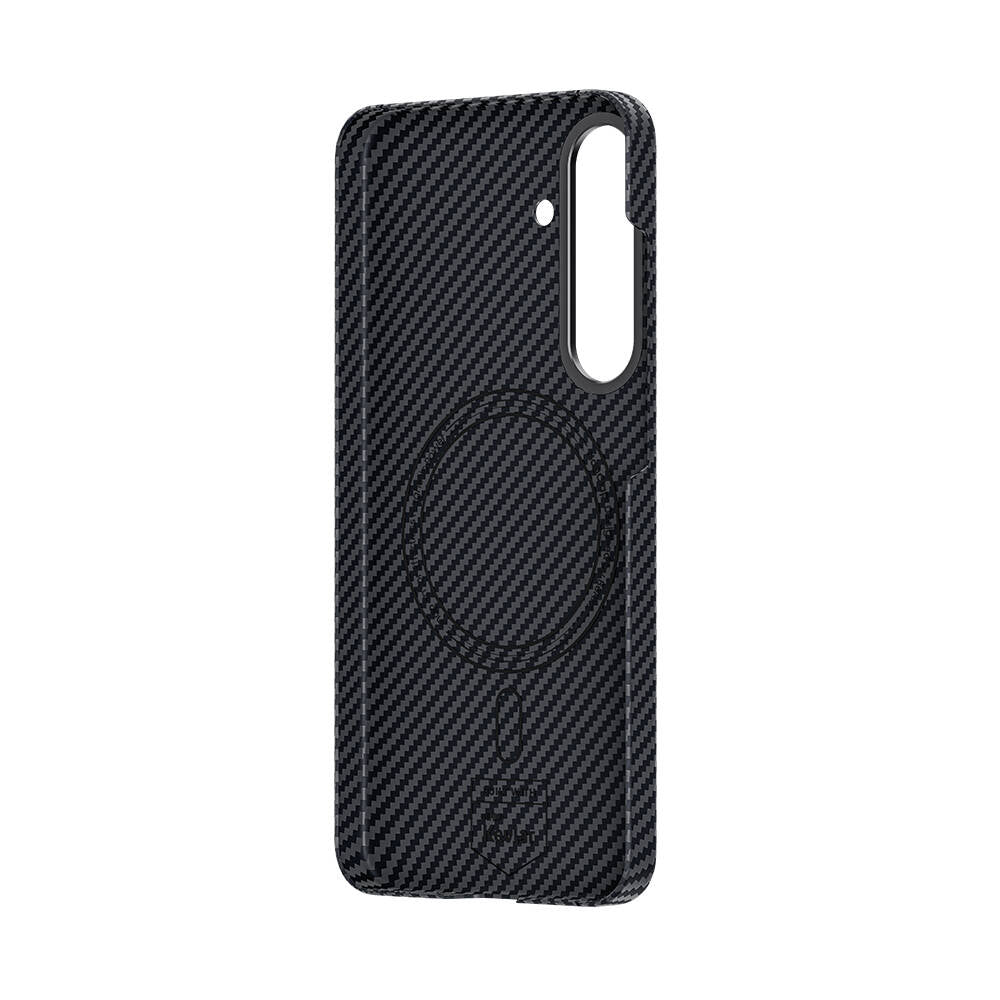 Galaxy S25 Kılıf M-safe Özellikli Karbon Fiber Benks Essential ArmorAir 600D Kevlar Telefon Kılıfı