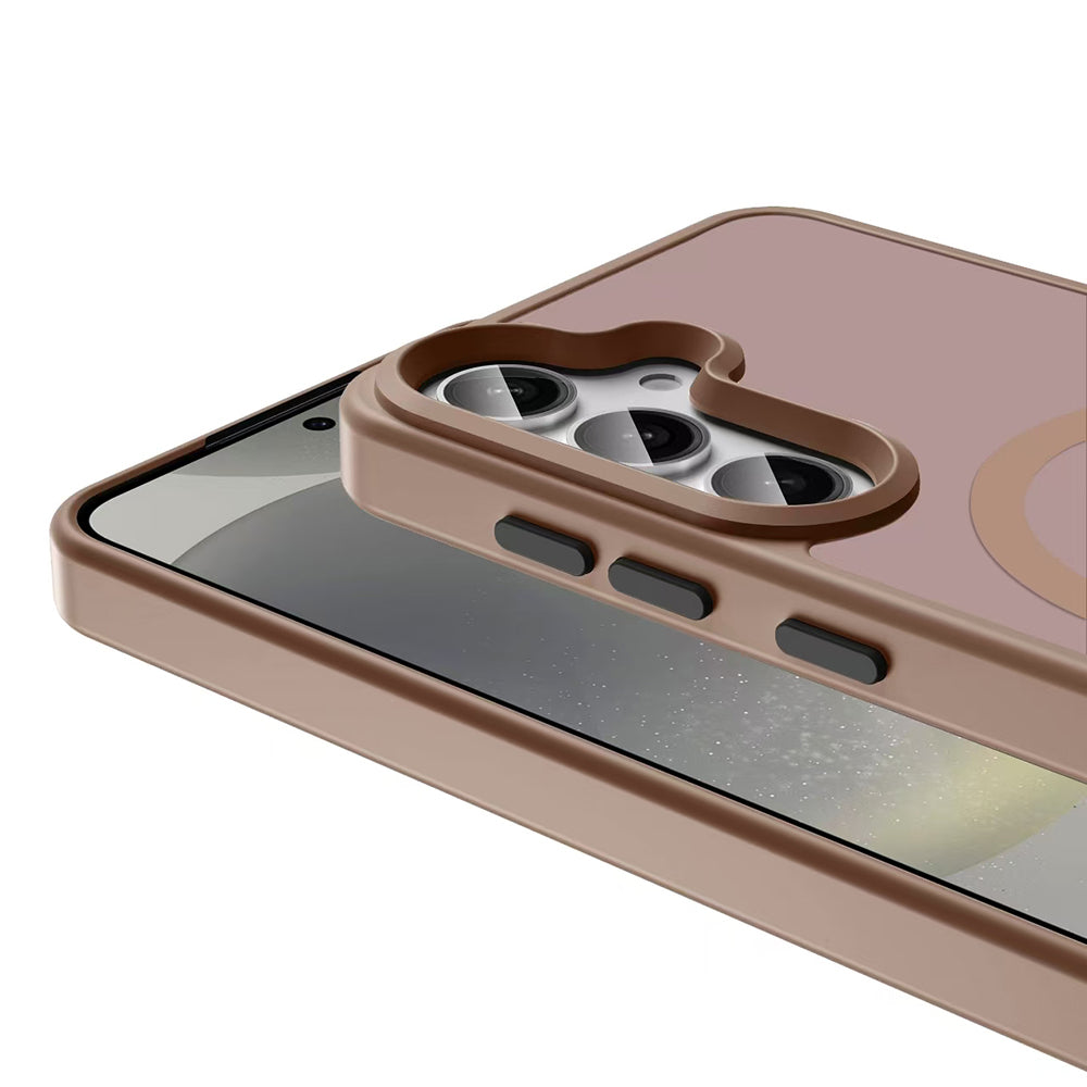 Cepax Sio Galaxy S25 Plus Magsafe Mat Arka Yüzey Telefon Kılıfı-15
