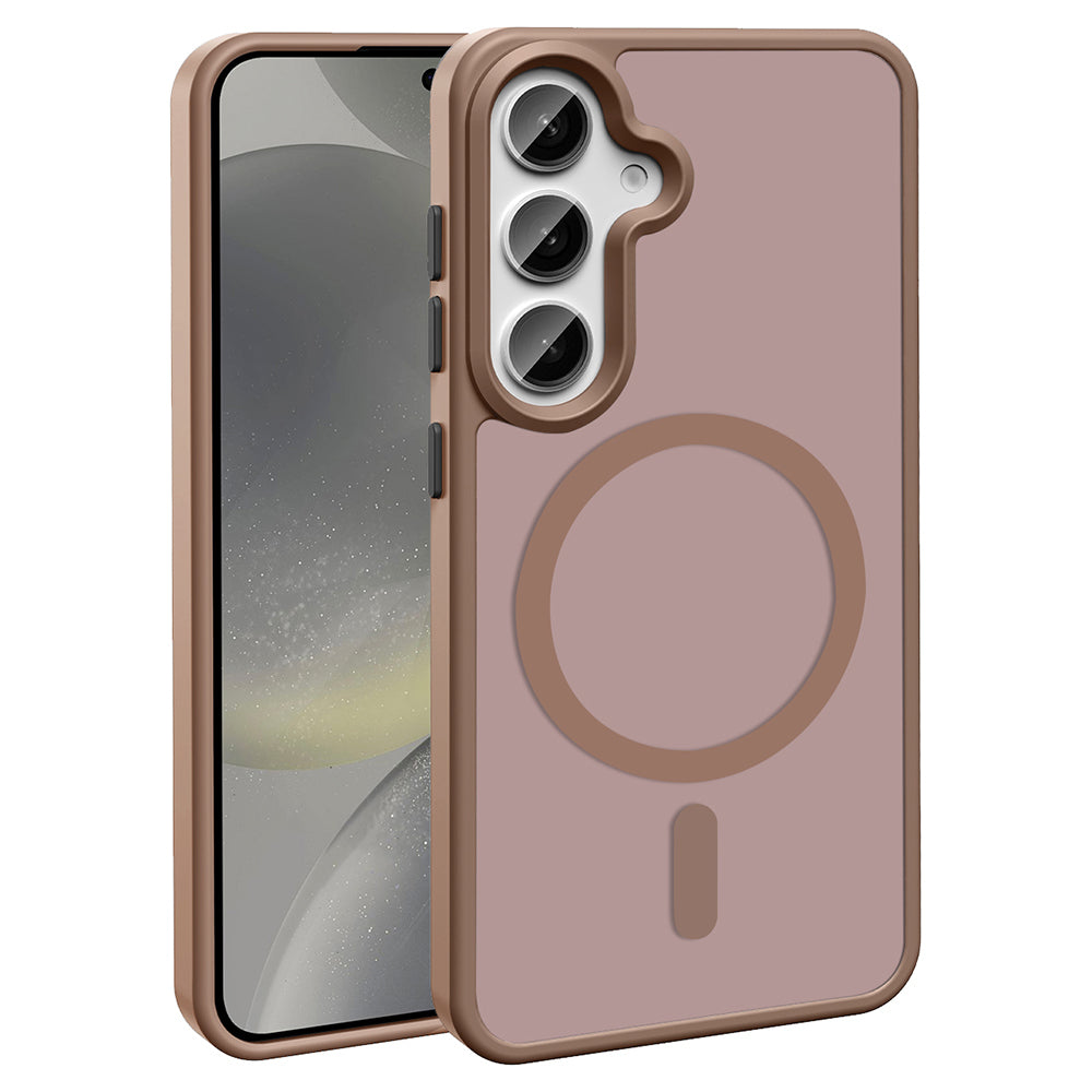 Cepax Sio Galaxy S25 Plus Magsafe Mat Arka Yüzey Telefon Kılıfı-13