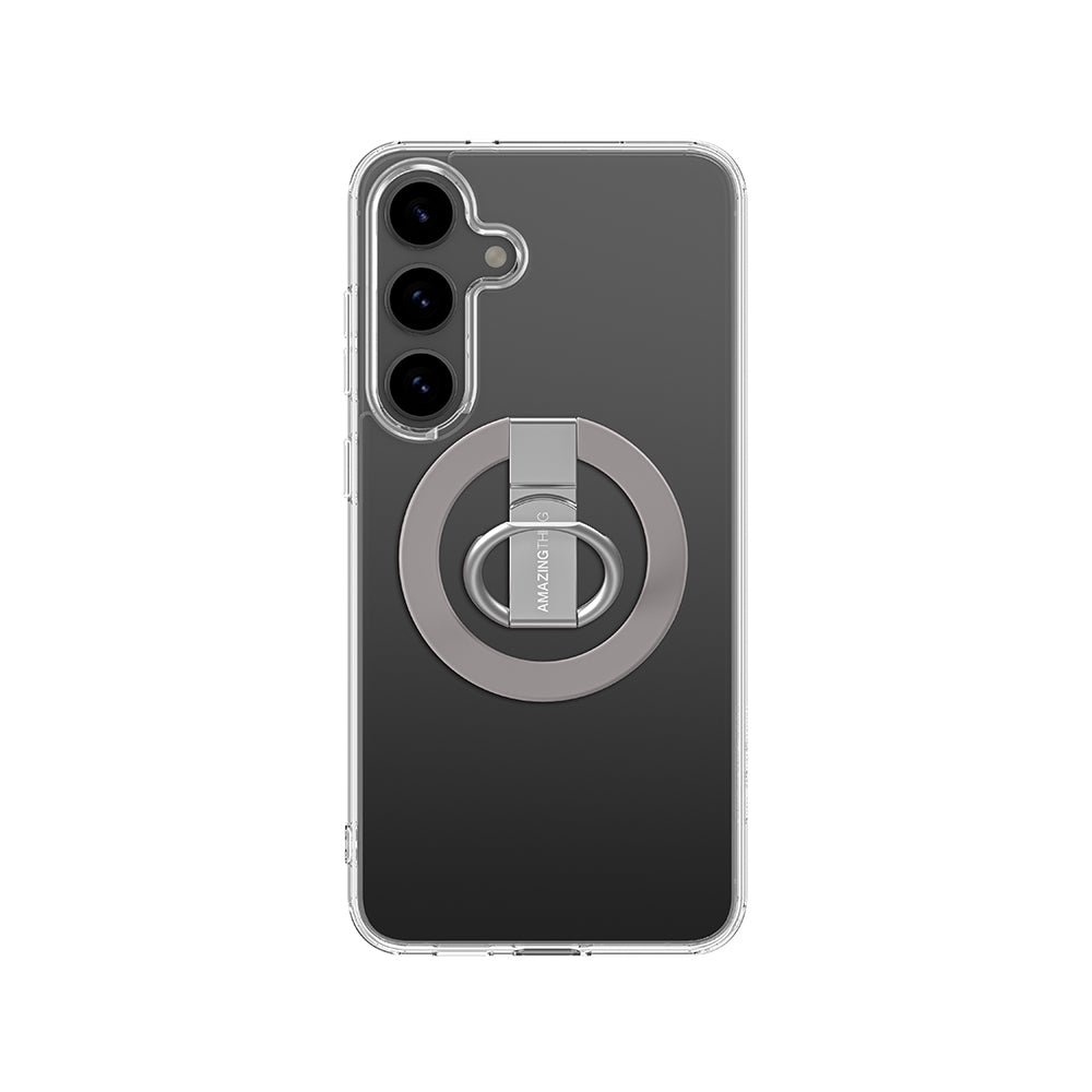 Amazingthing Minimal Grip Serisi Galaxy S25 Plus Magsafe Yüzük Standlı Telefon Kılıfı - 2