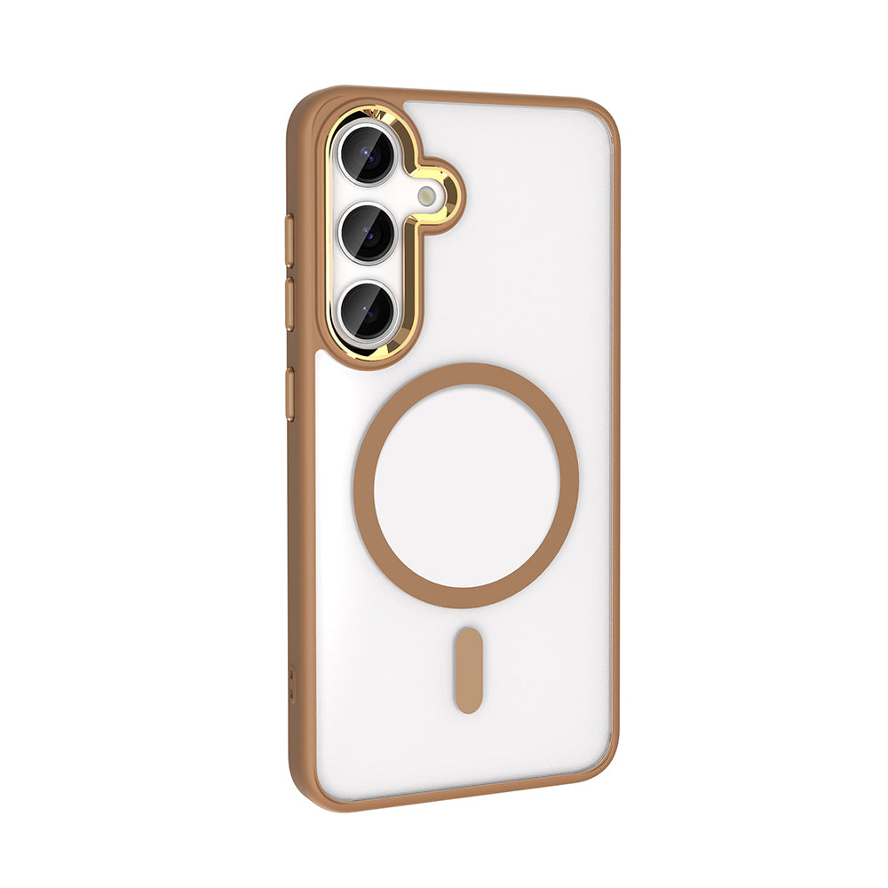 Cepax Krom Magsafe Galaxy S25 Plus Magsafe Silikon Telefon Kılıfı-4