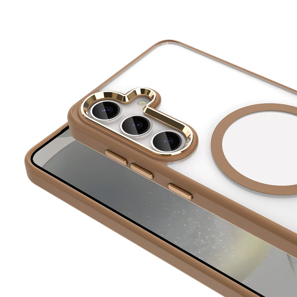 Cepax Krom Magsafe Galaxy S25 Plus Magsafe Silikon Telefon Kılıfı-5