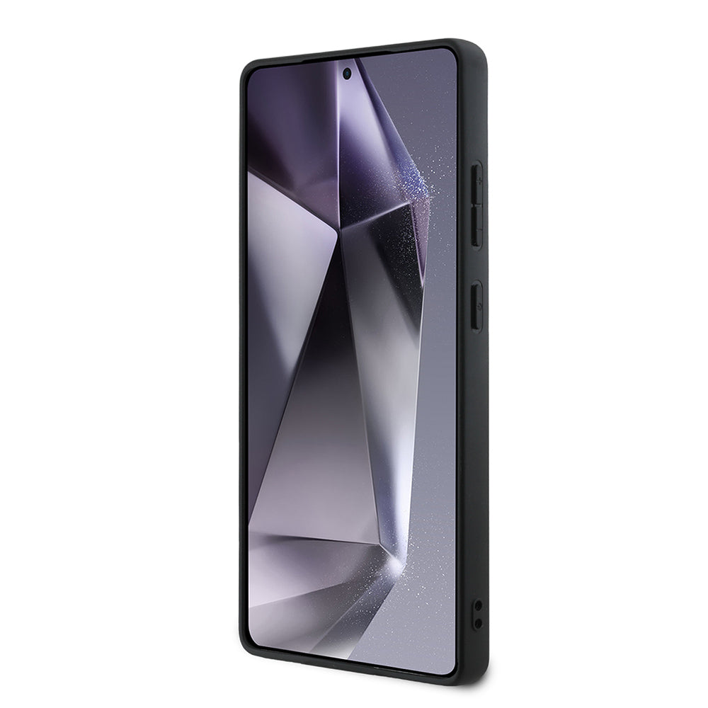DKNY Galaxy S25 Ultra Orjinal Lisanslı Magsafe 3D Yazılı Grid Pattern Kılıf