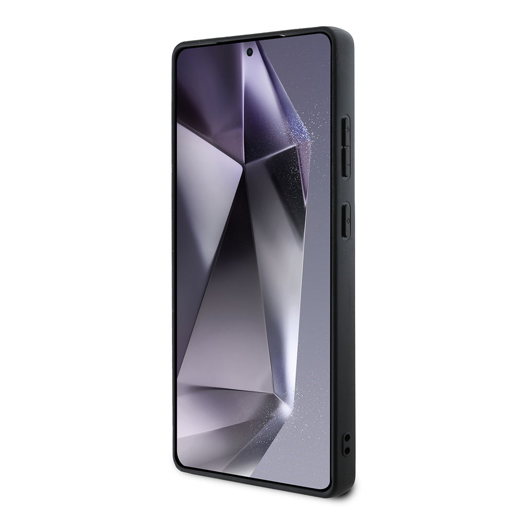 Guess Galaxy S25 Ultra Orjinal Lisanslı PU Halkalı 4G Desenli Yazı Logolu M-safe Kılıf