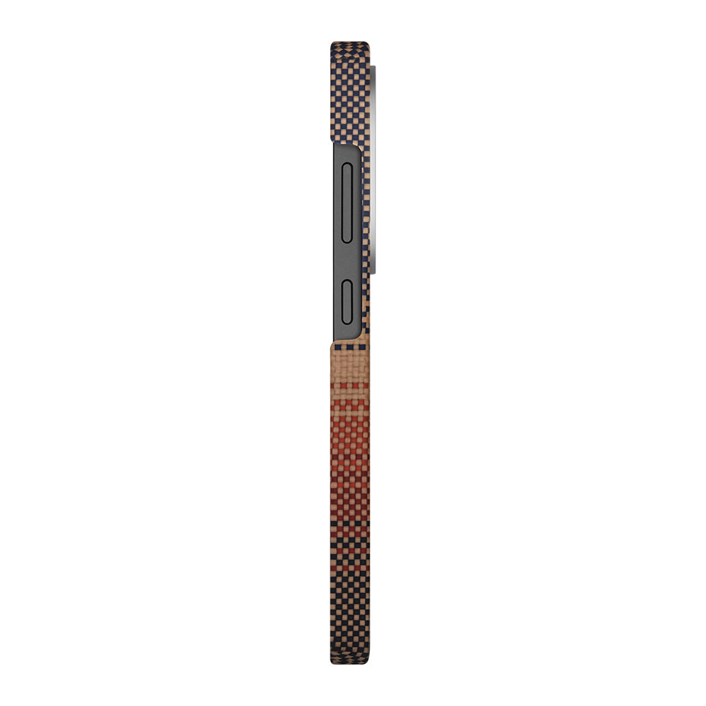 Pitaka Tactile Woven Sunset-Moonrise Serisi Galaxy S25 Ultra Magsafe Aramid Fiber Kılıf