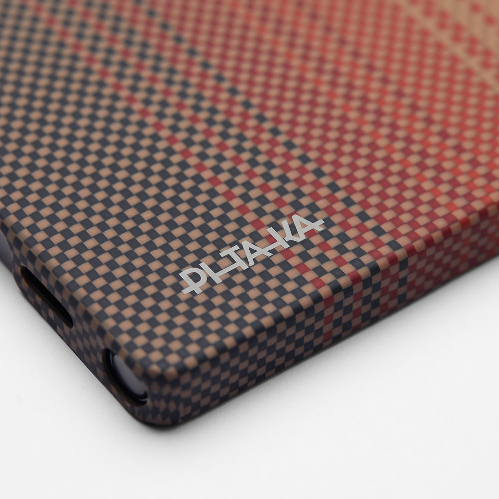 Pitaka Tactile Woven Sunset-Moonrise Serisi Galaxy S25 Ultra Magsafe Aramid Fiber Kılıf