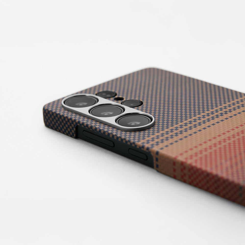 Pitaka Tactile Woven Sunset-Moonrise Serisi Galaxy S25 Ultra Magsafe Aramid Fiber Kılıf