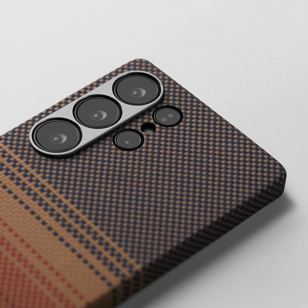 Pitaka Tactile Woven Sunset-Moonrise Serisi Galaxy S25 Ultra Magsafe Aramid Fiber Kılıf