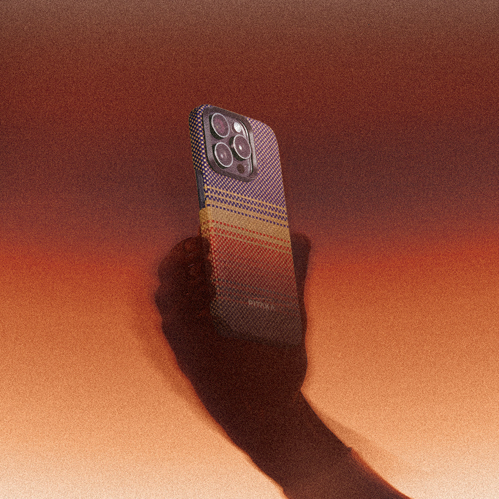 Pitaka Tactile Woven Sunset-Moonrise Serisi Galaxy S25 Ultra Magsafe Aramid Fiber Kılıf