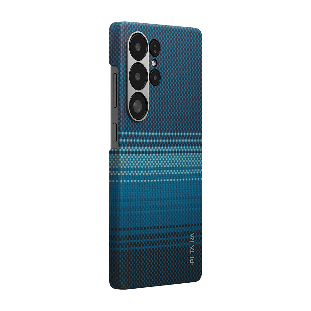 Pitaka Tactile Woven Sunset-Moonrise Serisi Galaxy S25 Ultra Magsafe Aramid Fiber Kılıf