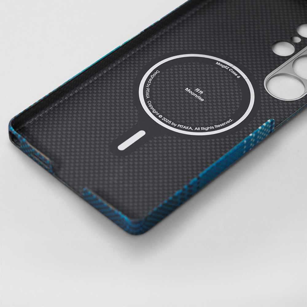 Pitaka Tactile Woven Sunset-Moonrise Serisi Galaxy S25 Ultra Magsafe Aramid Fiber Kılıf