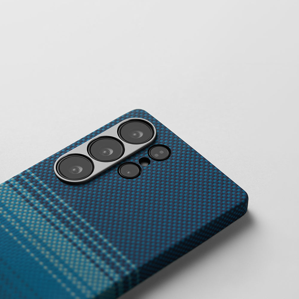 Pitaka Tactile Woven Sunset-Moonrise Serisi Galaxy S25 Ultra Magsafe Aramid Fiber Kılıf