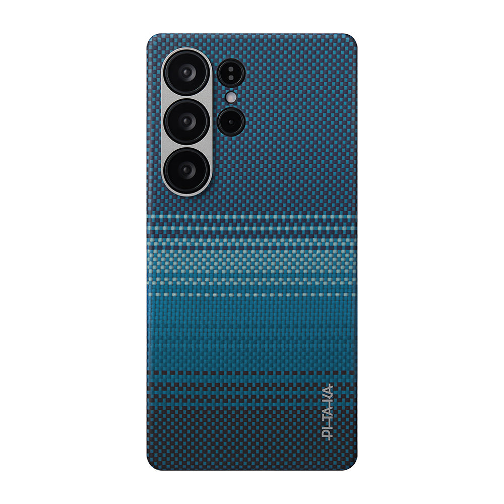 Pitaka Tactile Woven Sunset-Moonrise Serisi Galaxy S25 Ultra Magsafe Aramid Fiber Kılıf