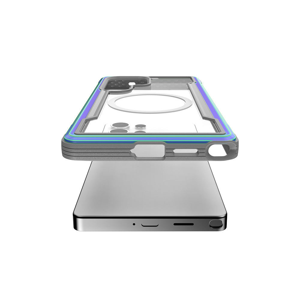 Raptic Shield Serisi Galaxy S25 Ultra Magsafe Şarj Özellikli Airbagli Şeffaf Arka Yüzey Kılıf