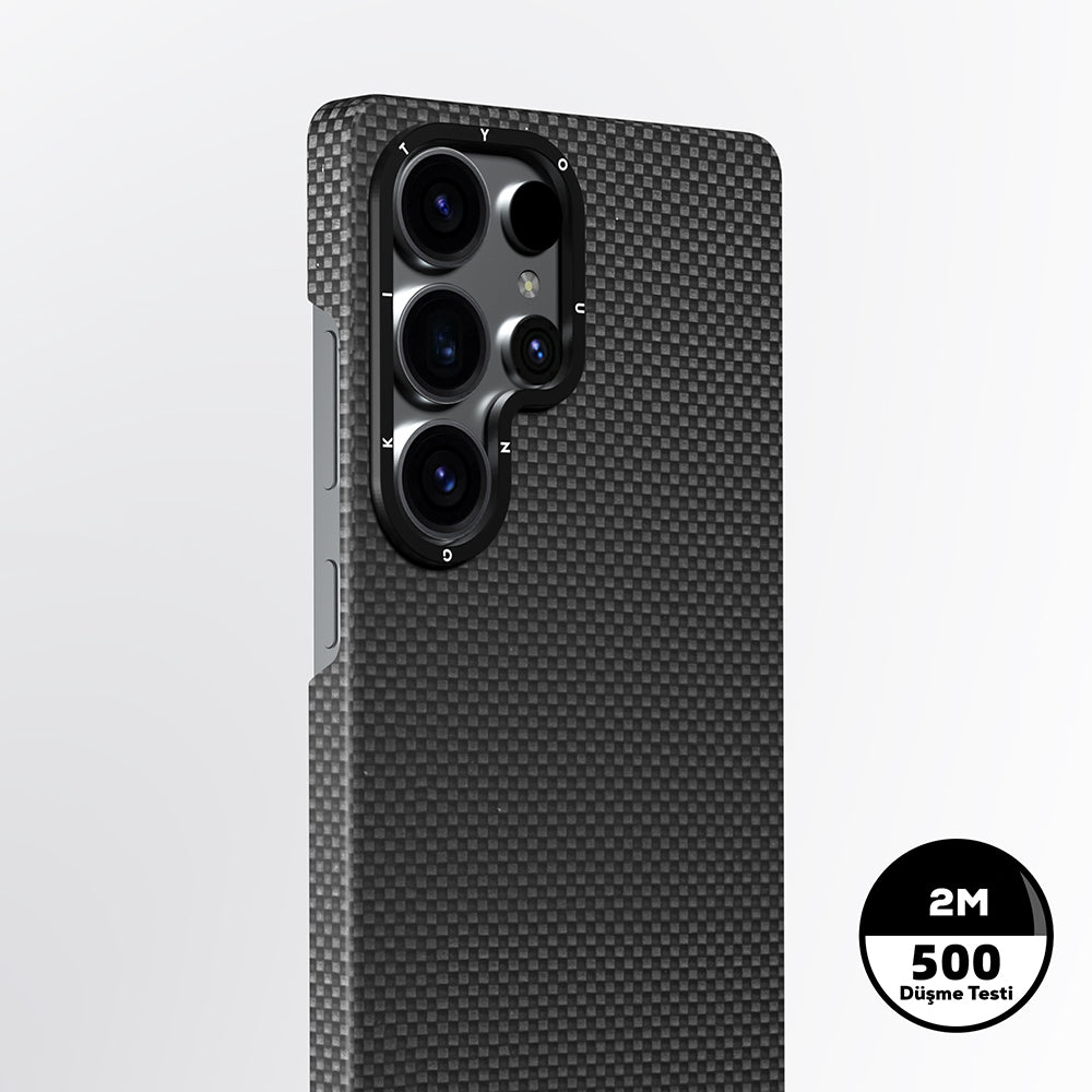 Youngkit 1500D Kevlar Extreme Wing Serisi Galaxy S25 Ultra Magsafe Aramid Fiber Telefon Kılıfı-4