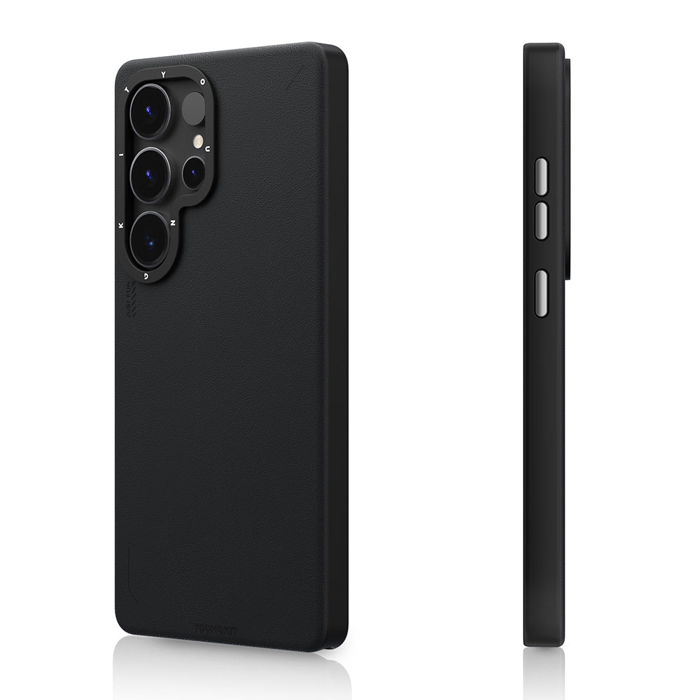 Youngkit Tech Fashion Serisi Galaxy S25 Ultra Magsafe Mat Deri Desenli Telefon Kılıfı-9