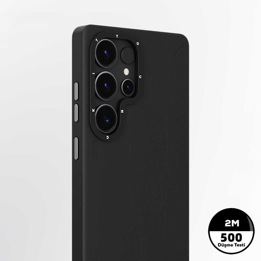Youngkit Tech Fashion Serisi Galaxy S25 Ultra Magsafe Mat Deri Desenli Telefon Kılıfı-12