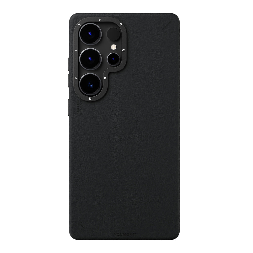 Youngkit Tech Fashion Serisi Galaxy S25 Ultra Magsafe Mat Deri Desenli Telefon Kılıfı-11