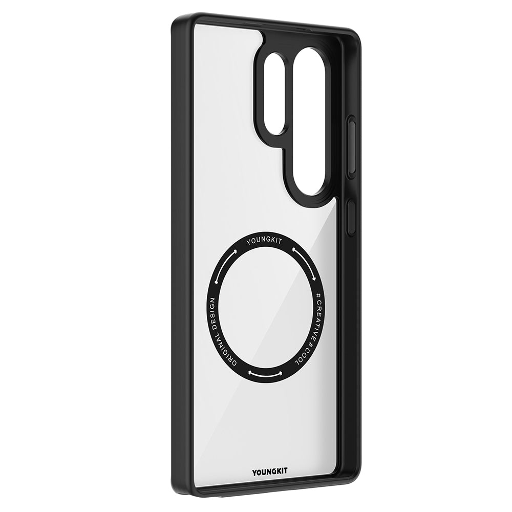 Youngkit Gemstone Serisi Galaxy S25 Ultra Magsafe Cam Arka Yüzey TPU Telefon Kılıfı-6