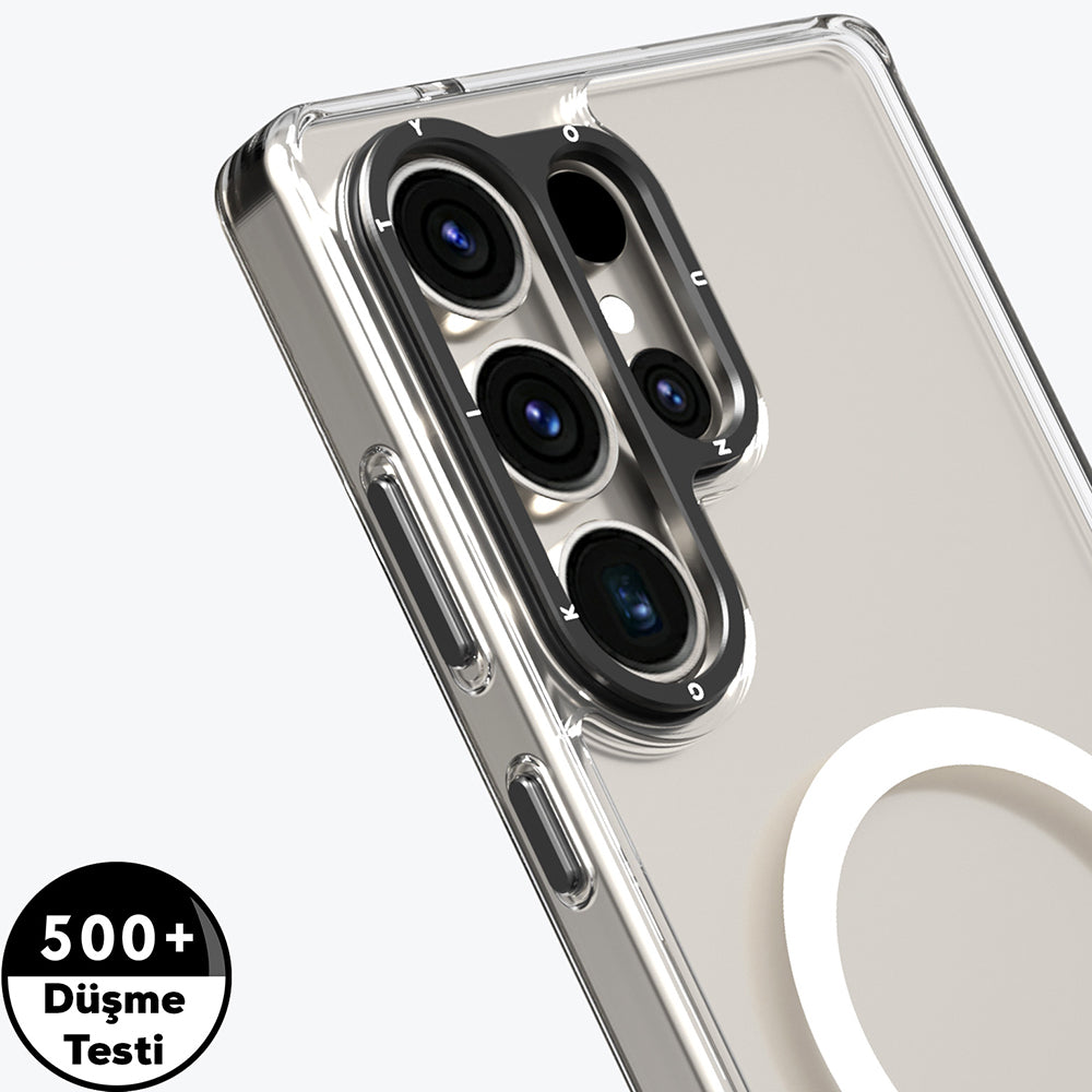 Youngkit Gemstone Serisi Galaxy S25 Ultra Magsafe Cam Arka Yüzey TPU Telefon Kılıfı-9