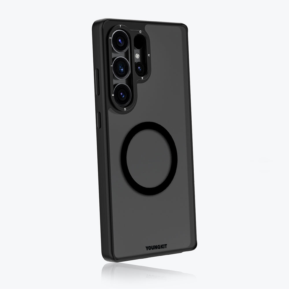 Youngkit Gemstone Serisi Galaxy S25 Ultra Magsafe Cam Arka Yüzey TPU Telefon Kılıfı-3