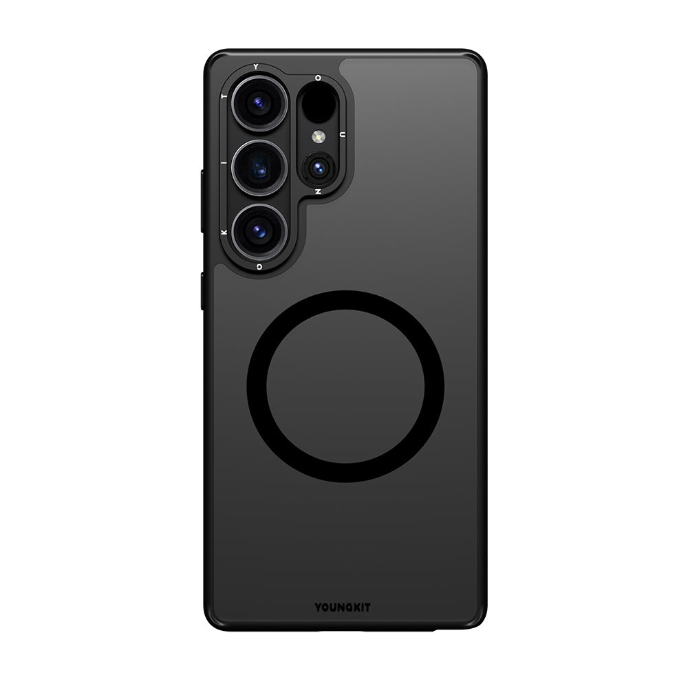 Youngkit Gemstone Serisi Galaxy S25 Ultra Magsafe Cam Arka Yüzey TPU Telefon Kılıfı-2